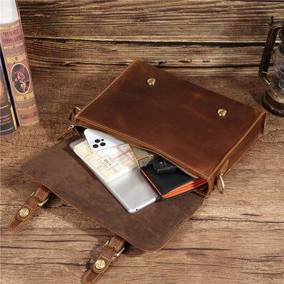 Portafolio Vintage Kumon para Hombre - Elegancia Profesional - Image 11