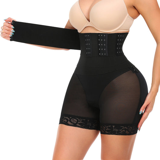 Pantalones de Compresión Abdominal con Cierre de Hebilla para Talla Grande - Image 6