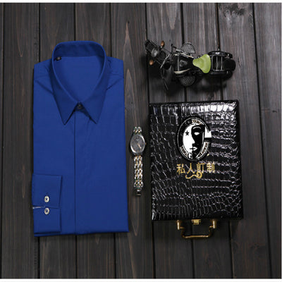 Camisa Clásica de Manga Larga para Hombre - Image 28