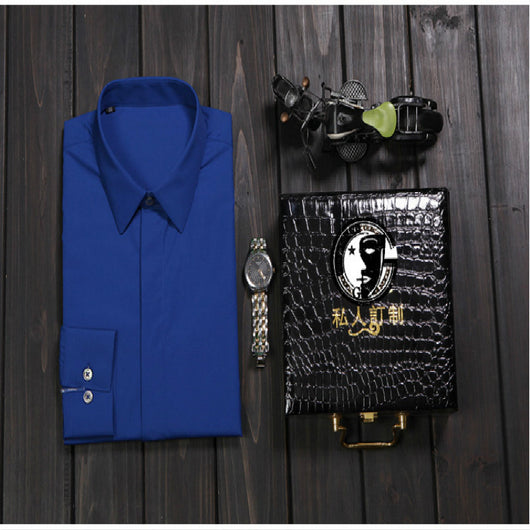 Camisa Clásica de Manga Larga para Hombre - Image 28