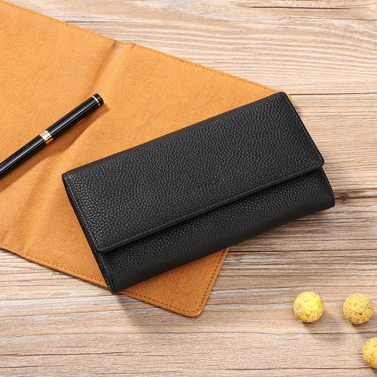 Cartera Larga de Cuero Genuino para Mujer - Diseño Europeo Premium - Image 5