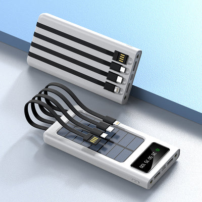 Banco de Energía Solar Portátil con Cable Integrado - Image 4