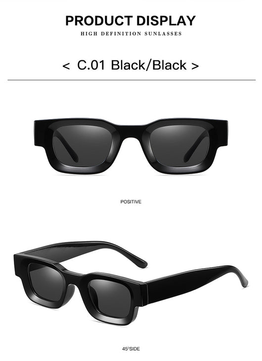 Gafas de Sol Cuadradas Polarizadas Estilo Hip Hop Punk - Image 16