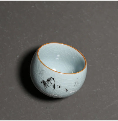 Taza de Té Ruyao Tianqing - Cerámica Artesanal Tradicional - Image 11