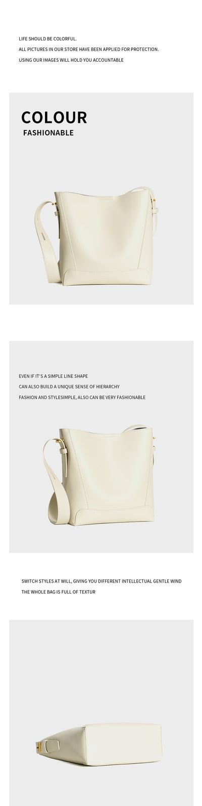Bolso Bandolera de Cuero para Mujer con Amplia Capacidad - Image 12
