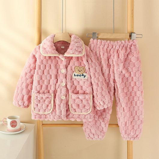 Pijamas Infantiles de Franela Otoño - Comodidad para Dormir - Image 9