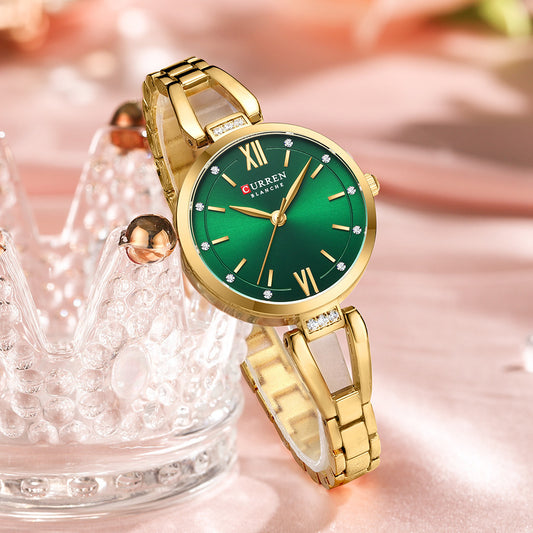Reloj de Pulsera Cuarzo para Mujer - Diseño Minimalista Resistente al Agua