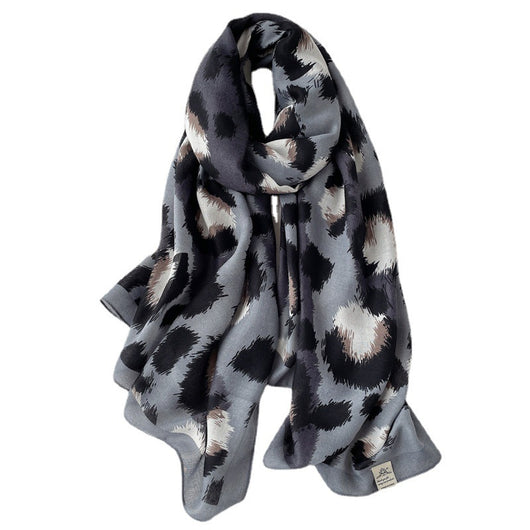 Chal Ligero de Algodón y Lino para Mujer - Abrigo Versátil Otoño e Invierno - Image 5