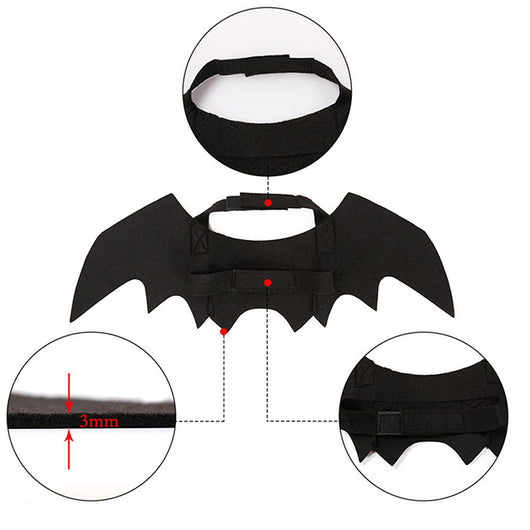 Alas de Murciélago para Mascotas - Disfraz Halloween para Gatos y Perros Pequeños - Image 6