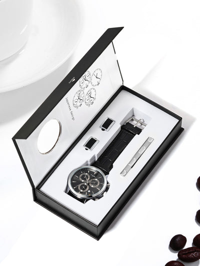 Reloj de Cuarzo para Hombre - Conjunto de Regalo Ejecutivo - Image 10