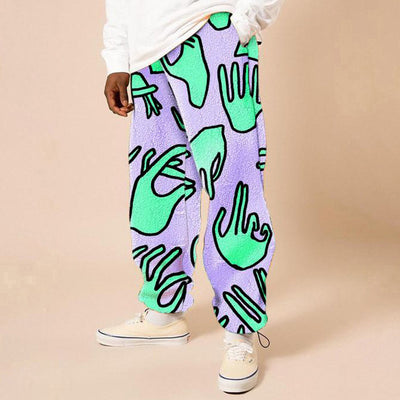 Pantalones Sueltos Estampados Cintura Media para Hombre - Colección Otoño - Image 16