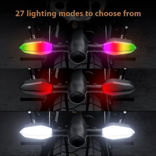 Luces Direccionales LED con Proyección para Motocicleta