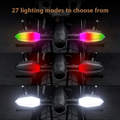 Luces Direccionales LED con Proyección para Motocicleta