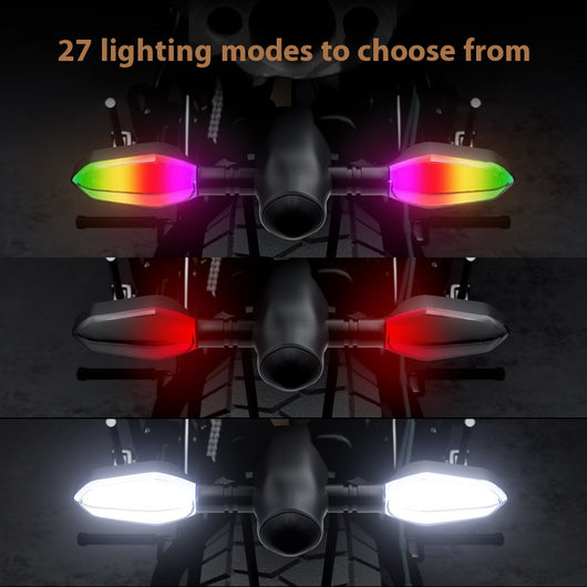Luces Direccionales LED con Proyección para Motocicleta