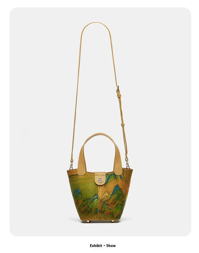 Bolsa Clutch Estilo Chino Tradicional con Diseño de Canasta Tejida - Image 19