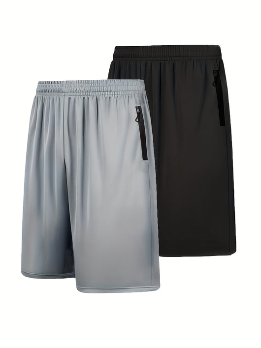 Pack 2 Shorts Deportivos Hombre Secado Rápido con Cintura Elástica - Image 8