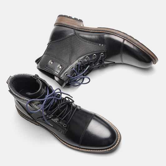 Botas de Trabajo Altas de Cuero para Hombre - Image 2
