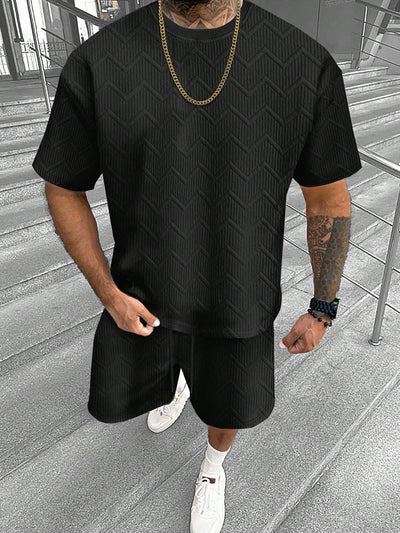 Conjunto Deportivo Hombre Pantalones Cortos y Playera Cómoda - Image 10