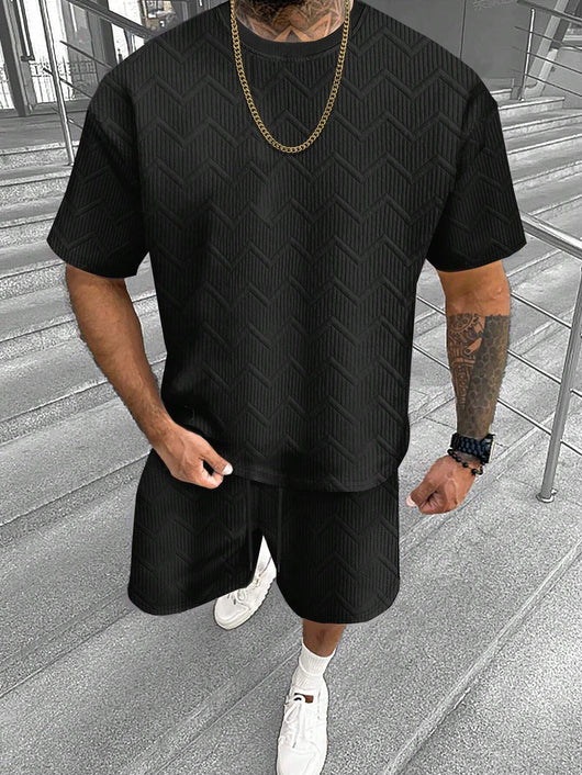 Conjunto Deportivo Hombre Pantalones Cortos y Playera Cómoda - Image 10