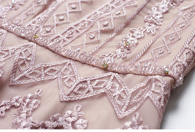 Vestido Slim Fit Elegante con Detalles Diamante - Image 18