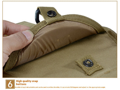 Bolsa Mensajera Táctica Impermeable en Tela Oxford con Camuflaje - Image 37