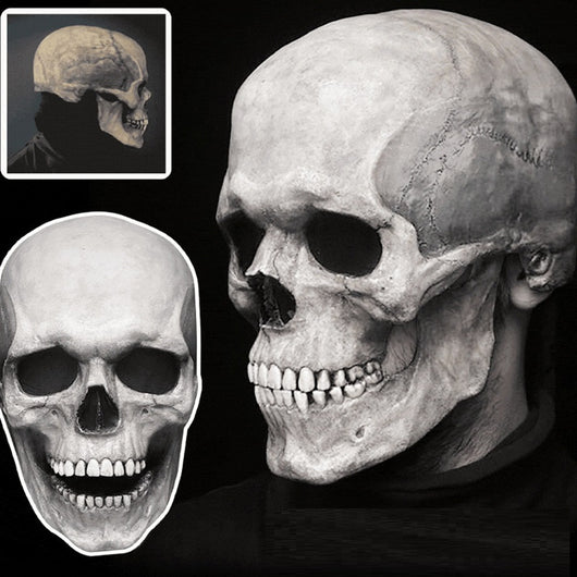 Máscara Cráneo Móvil 3D con Mandíbula Articulada - Disfraz Horror Profesional - Image 13