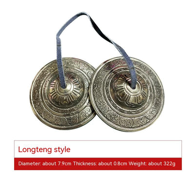 Campana Tibetana de Cobre Puro Artesanal con Clip - Instrumento de Percusión Nepal - Image 14