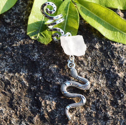 Accesorios para el Cabello de Cristal Natural Vikingo con Diseño de Serpiente - Image 15