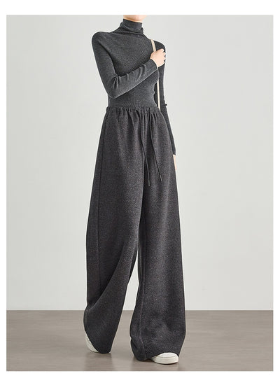 Pantalones de Jogger en Tweed Estampado - Mezcla de Lana Confortable - Image 24