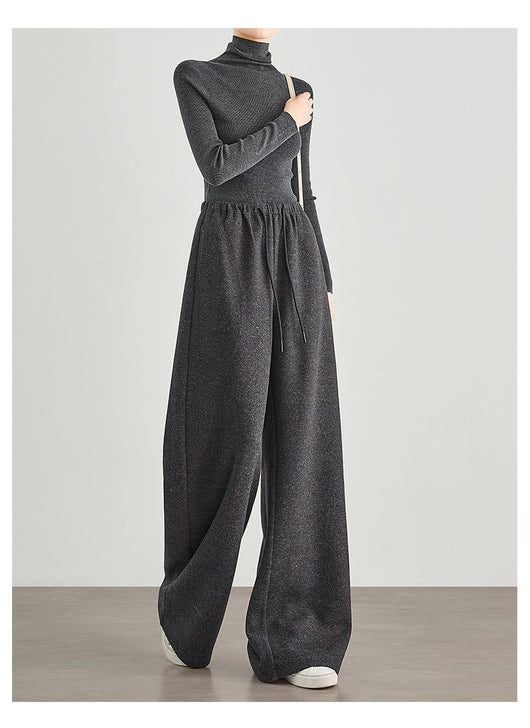 Pantalones de Jogger en Tweed Estampado - Mezcla de Lana Confortable - Image 24