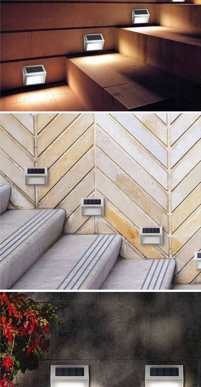 Lámpara Solar LED para Escaleras y Jardín - Luz Nocturna Inteligente - Image 8