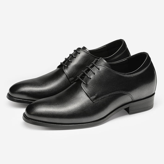 Zapatos de Cuero para Hombre con Aumento de Altura y Punta Suave - Image 5