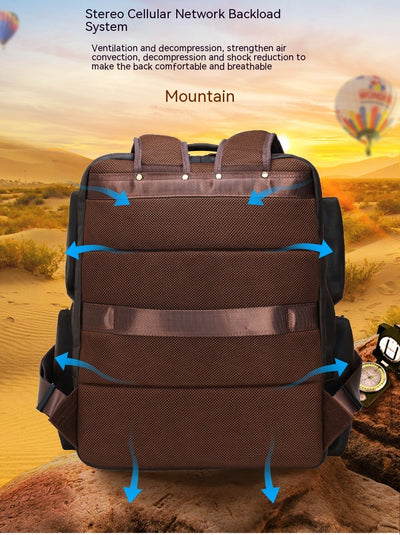 Mochila de Viaje en Cuero Crazy Horse Retro 17 Pulgadas - Backpack de Cuero Premium para Hombre - Image 7