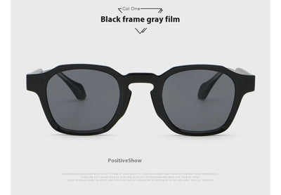 Classic fashion sunglasses with a black and tortoiseshell quadrilateral frame and dark green lenses, angled view. - Image 15