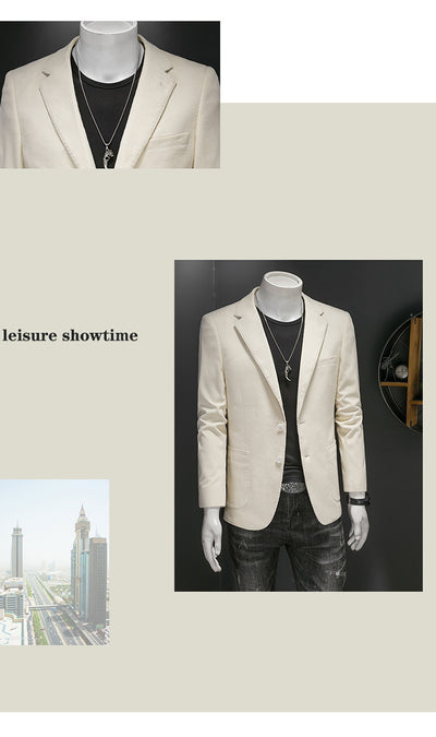 Blazer Casual de Pana Slim Fit para Hombre - Image 13