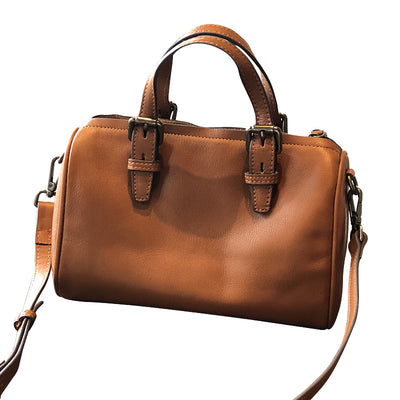 Bolso Literario de Cuero Genuino Estilo Retro - Image 5
