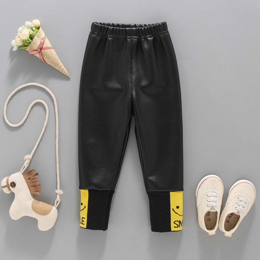 Pantalones de Cuero para Niña con Forro Térmico - Image 5