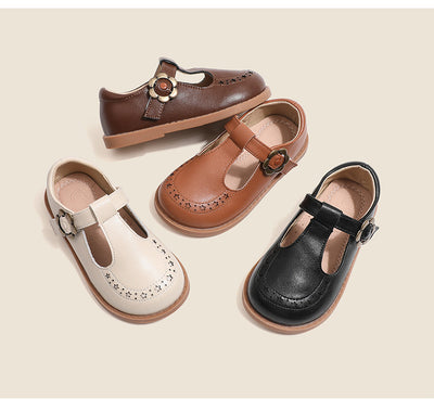 Zapatos de Cuero para Niñas Princesa con Suela Antideslizante - Image 7