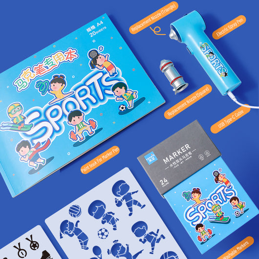 Kit de Aerógrafo Profesional Astro Sports Marker - Image 3