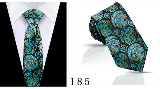 Corbata Casual Ejecutiva de Poliéster Jacquard para Hombre - Image 48
