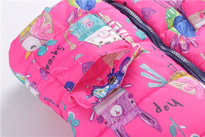 Chaqueta Acolchada con Capucha Graffiti Fashion Plus para Niños - Image 16