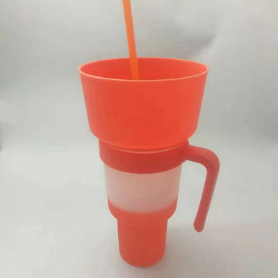 Vaso con Popote y Asa para Snacks - Gadget de Cocina Multifuncional - Image 13