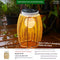 Luminária Solar USB Grande de Rattan