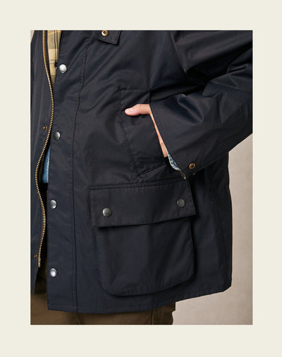 Chaqueta Trench Vintage Bedale en Cera - Estilo Clásico Inglés - Image 24