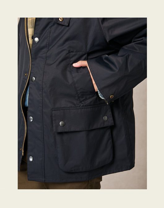 Chaqueta Trench Vintage Bedale en Cera - Estilo Clásico Inglés - Image 24