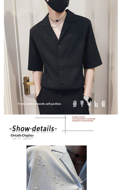 Camisa Casual de Seda de Hielo para Hombre - Image 12