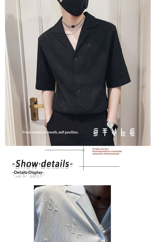 Camisa Casual de Seda de Hielo para Hombre - Image 12
