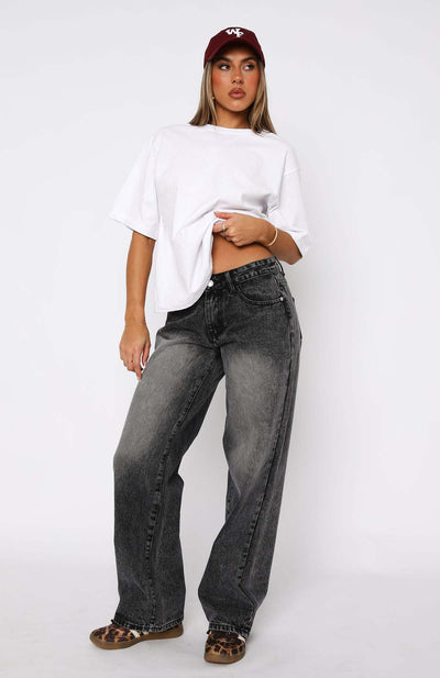 Jeans de Cintura Alta y Pierna Ancha Efecto Limpiador - Image 5
