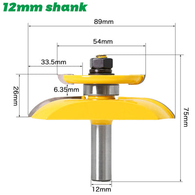Cuchilla para Puertas de Gabinete 12mm con Bisel Doble Cara R - Image 8