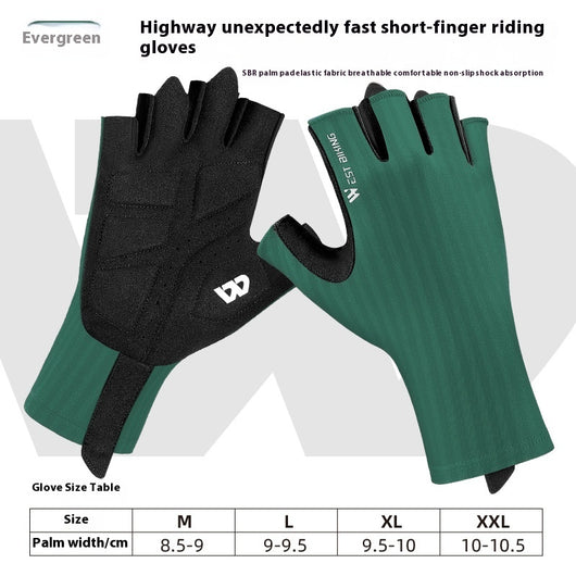 Guantes de Ciclismo sin Dedos con Absorción de Impactos y Transpirabilidad - Image 7
